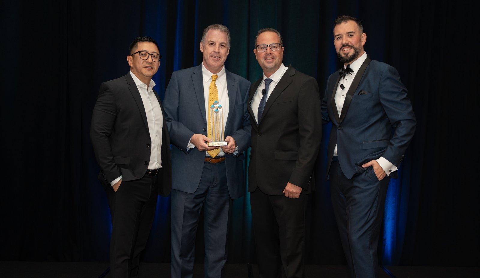 Brian Carenza receiving the National ACE Award